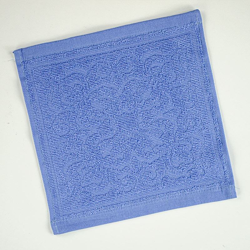 Рушник серветка кухонна жакардова GM Textile 25х25см 380 г/м2 (Блакитний)